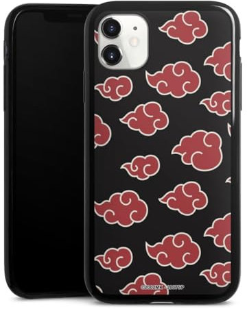 Slim Case extra dünn kompatibel mit Apple iPhone 11 Silikon Handyhülle schwarz Hülle Offizielles Lizenzprodukt Naruto Shippuden Akatsuki