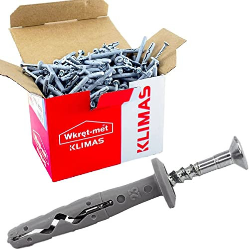 Schlagdübel SMK 8 x120 Nageldübel Dübel - 100 St. Nageldübel mit Kragen Zylinderkopf