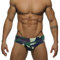 RQPYQF Costume da Bagno Uomo, Costume Slip Nuoto Mare e Piscina Uomo Swimming Brief Coulisse Regolabile YK18 (Camouflage, XXL)