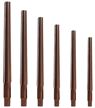 SPORTARC Alesatore conico 6 pezzi 1:50 conico manuale perno conico alesatore manuale 3/4/5/6/8/10 mm