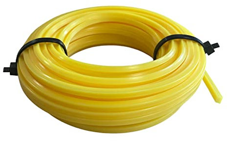 Filo in Nylon per Decespugliatore Universale Profilo Tondo Quadro e Stella (Filo Quadro, 2,4 mm x 50 metri)