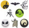 LYSPJEWY 8Pcs Halloween Nightmare Christmas Embroidered Patches Sew on/Iron on Applique Repair Patch DIY Craft Accessories for Clothing Jackets Jeans