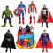 6 Stück Superhelden Figuren Set, Superhelden Figuren Tortendeko, Superhero Figuren Kuchen Dekoration, Tortendeko Superhero Figuren, Superhero Cake Topper Figur für Mädchen Jungen Kinder