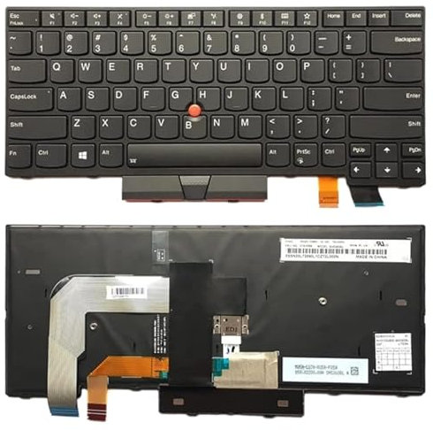 Teclado de repuesto para portátil con retroiluminación para Lenovo Thinkpad T470 T480 A475 A485