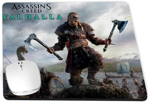 MasTazas Assassins Creed Valhalla Eivor Mauspad Computermatte - 19x23cm