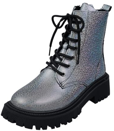 Stivali Alti Senza Tacco Stivali da Neve Donna Boots Anfibi Donna Estivi Tacchi Bianchi Stivali Biker Donna Stivaletti Estivi Donna Stivali Donna Invernali