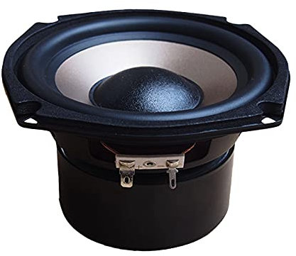 1 subwoofer de graves profundos de 5.25 pulgadas, altavoz de graves de 4 ohmios, 8 ohmios, 40 W, altavoz de larga duración para computadora
