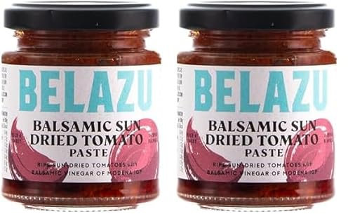 Belazu Balsamic Sun-Dried Tomato Paste 130g (Pack of 2)