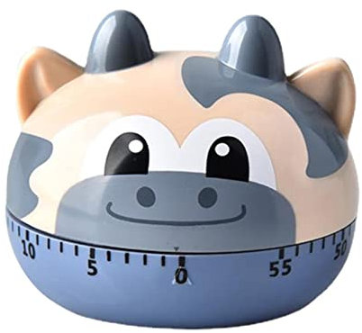 GkgWuxf Minuterie De Cuisine, Minuterie De Cuisine en Forme d'animal De Dessin Animé, À Rebours De 60 Minutes, Minuteur De Cuisine Rigolo Drôle Pas De Piles pour l'exercice De Travail D'étude