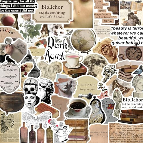 PNGIF Vintage Graffiti Sticker 50 Stück, Wasserfeste Aesthetic Aufkleber für Journal Kindle Laptop MacBook Motorrad Helm Koffer Scrapbook, Anime Sticker für Teenager und Erwachsene