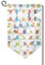 Gartenflagge mit buntem Tier-Alphabet-Druck, doppelseitig, rustikal, winterlich, saisonale Outdoor-Dekoration, dekorative Neujahrsfeiertage, große Flagge, 45,7 x 32,8 cm