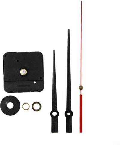 mecanisme horloge, Solution innovante de bricolage complète 24 heures horloge murale à quartz moteur et kit d'assemblage manuel, Mouvement d'Horloge à Quartz Silencieux, mécanisme horloge murale(A)