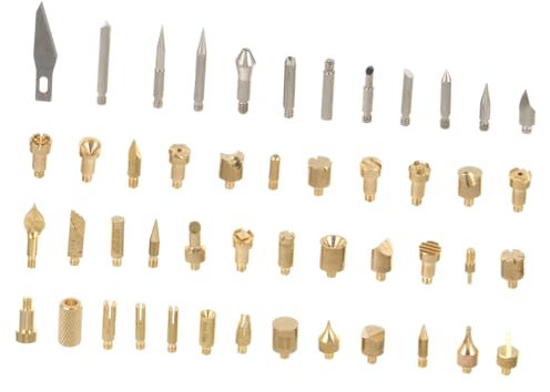 KONTONTY 1Satz Schnitz Brennset Mit Spitzen Vielseitig Einsetzbar Für Holzgravuren Pyrographie Und Bastelarbeiten Leicht Kompakt Und Langlebig Für Hobbyisten