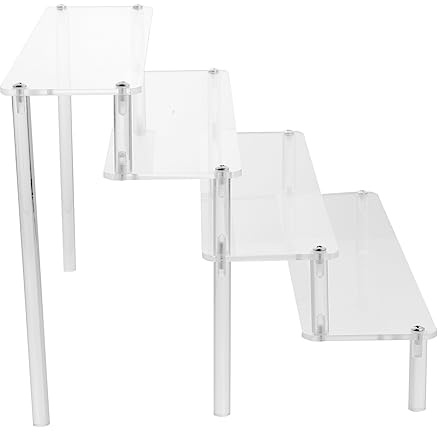 VALICLUD Perspex Display Stand Multi-layer Makeup Rack Lipstick Rack Nail Polish Cosmetic Storage