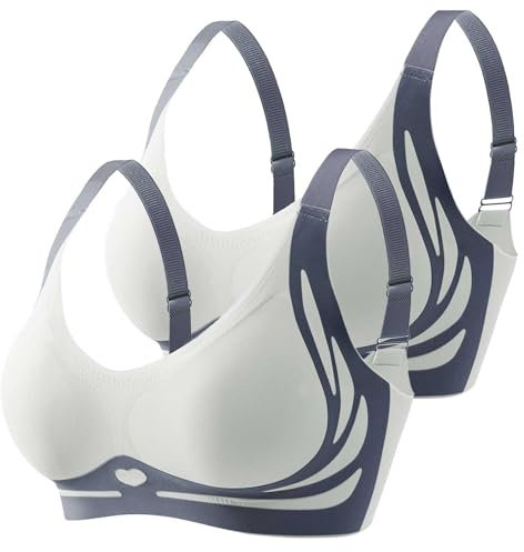 nuoke My Orders, yooje Posture Correcting & Anti-Sagging Bra, Bras, Wide Strap Bras for Women UK, Front Closure 5d Shaping Wire-Free Support Bra