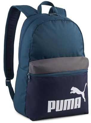 PUMA Rucksack Phase Color Block Backpack Midnight Petrol - Moody Gray