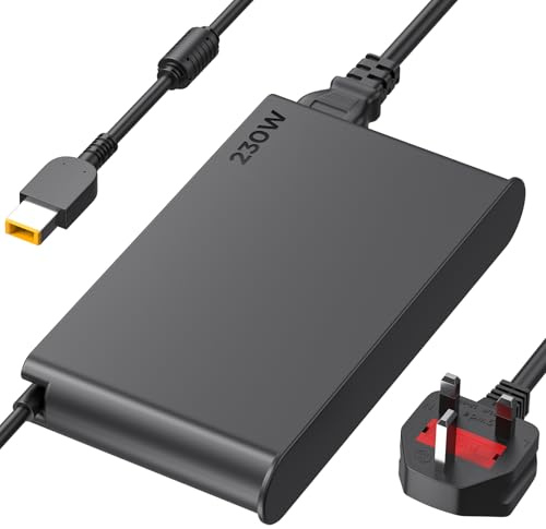 Replacement for Lenovo Legion Charger，230W Laptop Charger for Lenovo Legion 5 7 5P C7 S7 Y540 Y545 Y740 Y730 Y900 Y910 Y920 Y7000 Y7000P ThinkPad P15 P16 P73 P72 P71 P53 P52 LOQ 15IRX9 Power Adapter