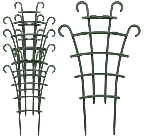 Rankgitter Für Den Garten,5-teiliges Rankgitter Für Vertikales Wachstum Von Pflanzen,Kletterstangen Für Ranken | Für Outdoor Garten Töpfe Ranken Efeu Pothos Erbsen Paprika