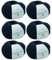 Strickgarn Merino - Merinowolle marine (Fb 3409) - 6 Knäuel dunkelblaue Merinowolle - Strickgarn - Merinowolle dick - weiche Wolle - Nadelstärke 6-7mm - Lauflänge 50g/75m - Merinogarn von MyOma