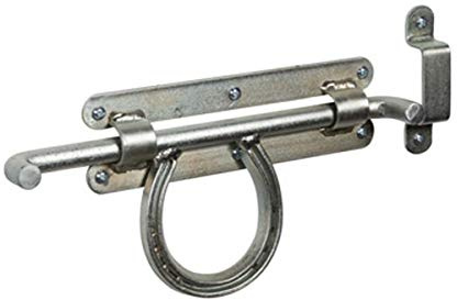 Stubbs Horse Shoe Door Bolt (One Size) (Silver)
