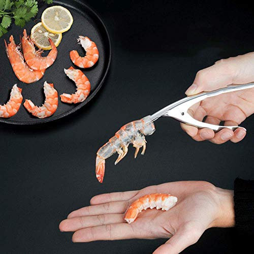 WINIAER - Sbucciatore per gamberetti, in acciaio inox, per la cucina