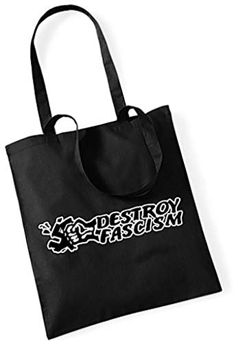 Racker-n-Roll DESTROY FASCISM Cotton Bag Stoffbeutel