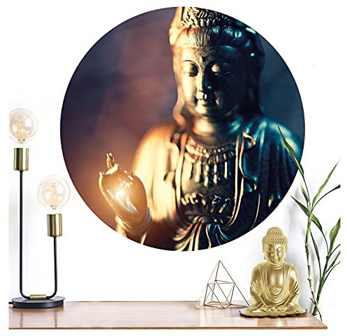 Grandora Wandtattoo Buddha Wohnzimmer Wandsticker Schlafzimmer Flur Deko DL704-2