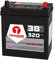 Tokohama Asia Japan Autobatterie 12V 38AH 320A/EN + Plus Pol Rechts Dünnpol 53820 ersetzt 35Ah