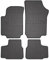 OMAC Gummi Fußmatten für VW Up 2011-2025 Automatten Gummi Schwarz 4tlg