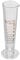 ULTECHNOVO 10 ml Glas-Messzylinder, professioneller Labor-Messbecher mit Ausgießer, breiter Öffnung, konischer Becher, Skala für Küche, Laborflüssigkeiten
