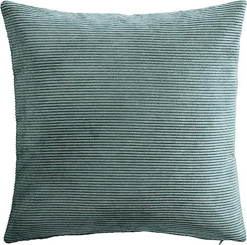 Erwin Müller Kissenhülle Glasgow Cord Jade Größe 50x50 cm