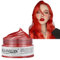 Hair Colour Wax,One-Time Temporary Hair Dye, Red Hair Dye, Coloured Hair Spray Wash Out Kids Men Women Instant Styling Hair Cream For Party,Cosplay,Nightclub,Halloween (Red)
