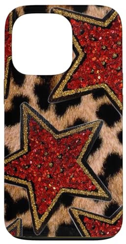 iPhone 13 Pro Cheetah print Y2K Star Case