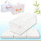 RUGUIES Bamboo Mattress Matelas de voyage pliable et portable avec housse amovible en coton de bambou hypoallergénique 120 x 60 cm