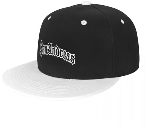Bedruckte Kappe GTA San Andreas Logo Baseballkappe Herren Snapback Cap Hip-Hop Verstellbare Kappe Herbstgeschenk
