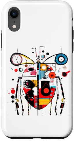 iPhone XR Vibrant Symmetrical Bug Abstract Art Case