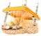 Criadora de Pollitos 25*25 cm, Calentador de Pollos Altura Ajustable, Placa Calefactora Incubadora de Pollos, Lámpara de Calor para Pollitos, Patitos, Codornices, Mantiene 15 Polluelos (Multicolor)