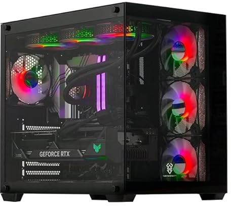 Veno Scorp Gaming PC - AMD Ryzen 7 9800X3D Gen Nvidia Geforce RTX 5080 16GB Graphics Card - 32GB 6000Mhz DDR5 Ram - 1TB Gen 4 NVMe - 1000W Gold Rated PSU - Wi - Fi - Nemesis 7 ARGB Black