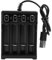 Chargeur Accu, 4 Slots Chargeur Piles Rechargeable Charge Rapide, Chargeur Universel de Piles, Chargeur de Piles Intelligent avec Ecran LCD, pour 1,2V AA AAA Ni-Mh/Ni-CD Rechargeable avec Port USB