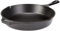 Lodge 25.4 cm / 10 inch Pre-Seasoned Cast Iron Round Chef's Skillet / Frying Pan