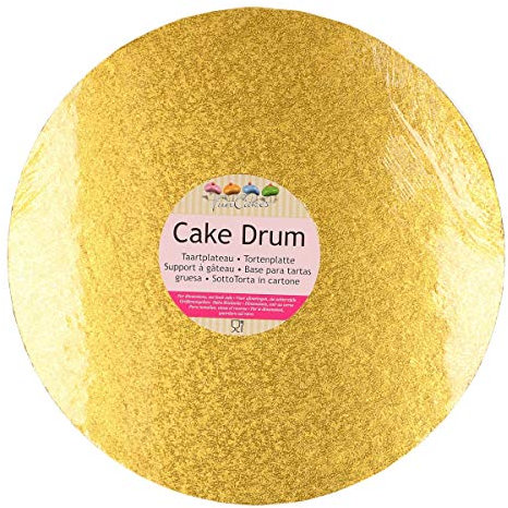 FunCakes FC1330RD Cake Board, Gold, Rund Ø30,5cm, Karton