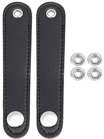 BQLZR 14x2.5cm Verstellbare PU-Leder Accordian Balg-Riemen f¨¹r Bass-Akkordeon Schulter Packung mit 2