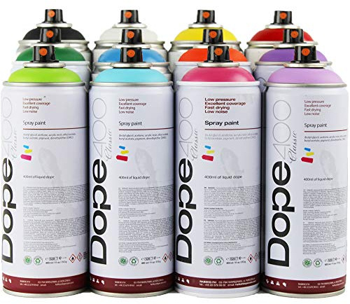 Dope Classic Spray Paint 12 Pack