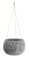 Prosperplast BOWL SANDY WS de plástico CON depósito en color Gris piedra, 21,8 (alto) x 37 (ancho) x 37 (profundo) cms