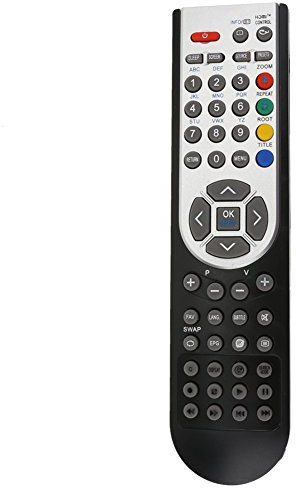 Akaddy RC1900 Mando a Distancia para Oki 32 TV HITACHI TV Alba Luxor BÁSICO VESTEL TV
