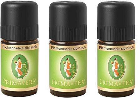 Primavera Fichtennadeln sibirisch, 100% naturreines ätherisches Öl, 3 x 5ml