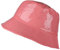 TOUTACOO, Chapeau de Pluie, Bob de Pluie Vinyle Imperméable Aspect ciré (16-Uni Rose)