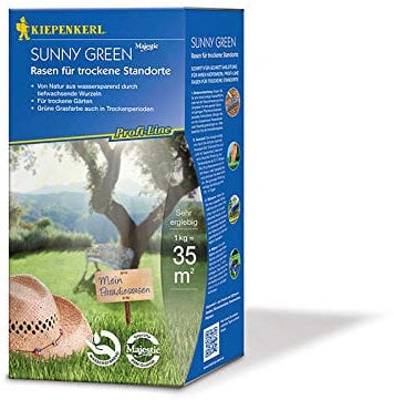 Rasensamen - Profi-Line Sunny Green - Rasen für trockene Standorte (1 kg) von Kiepenkerl