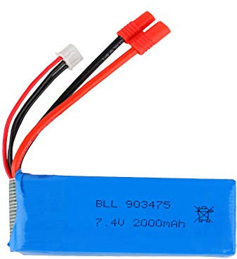 Huhu833 7.4V 2000mAH Lipo Batterie RC Akku für Syma X8 X8C X8W X8G RC Drone Upgrade Spare Part RC Drohne Ersatzakku (Schwarz)