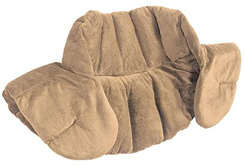 aqua-textil Schulter Nackenkissen beige Tonperlen Lavendel Wärmekissen Kälte Aroma Therapie